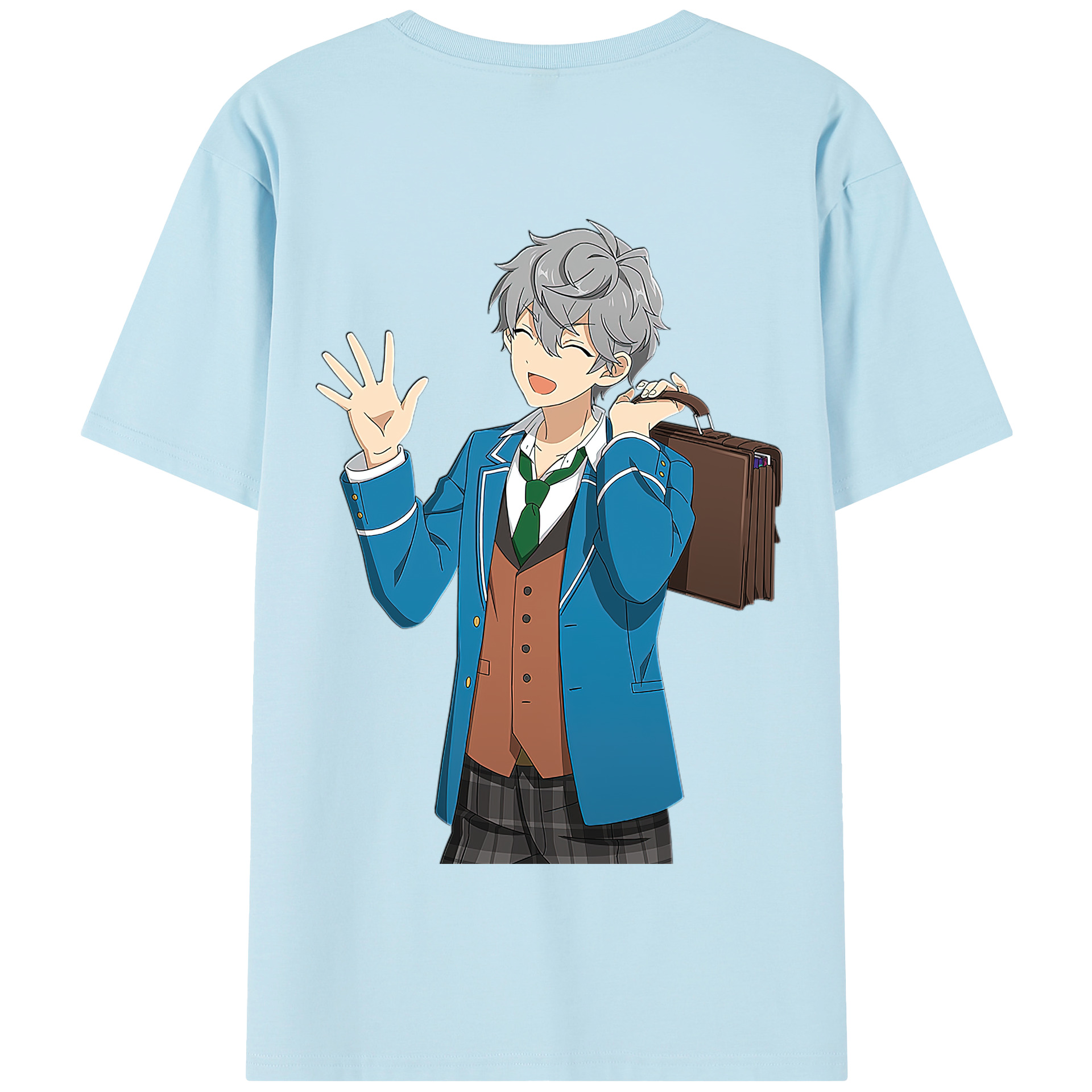 （画像用） あんさんぶるスターズ! Ensemble Stars 綿100％半袖Tシャツ（背面プリント）